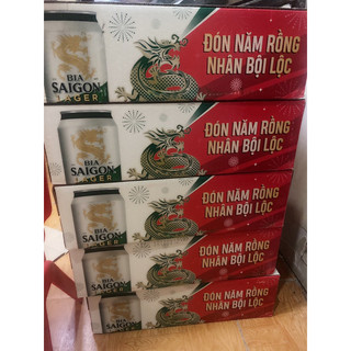 1 lon bia sài gòn 330ml