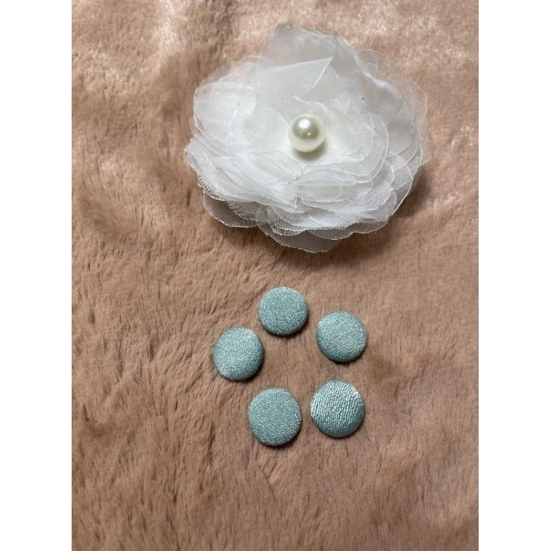 Khuy bọc vải 16mm đính áo dài,làm trang trí,làm đồ handmade