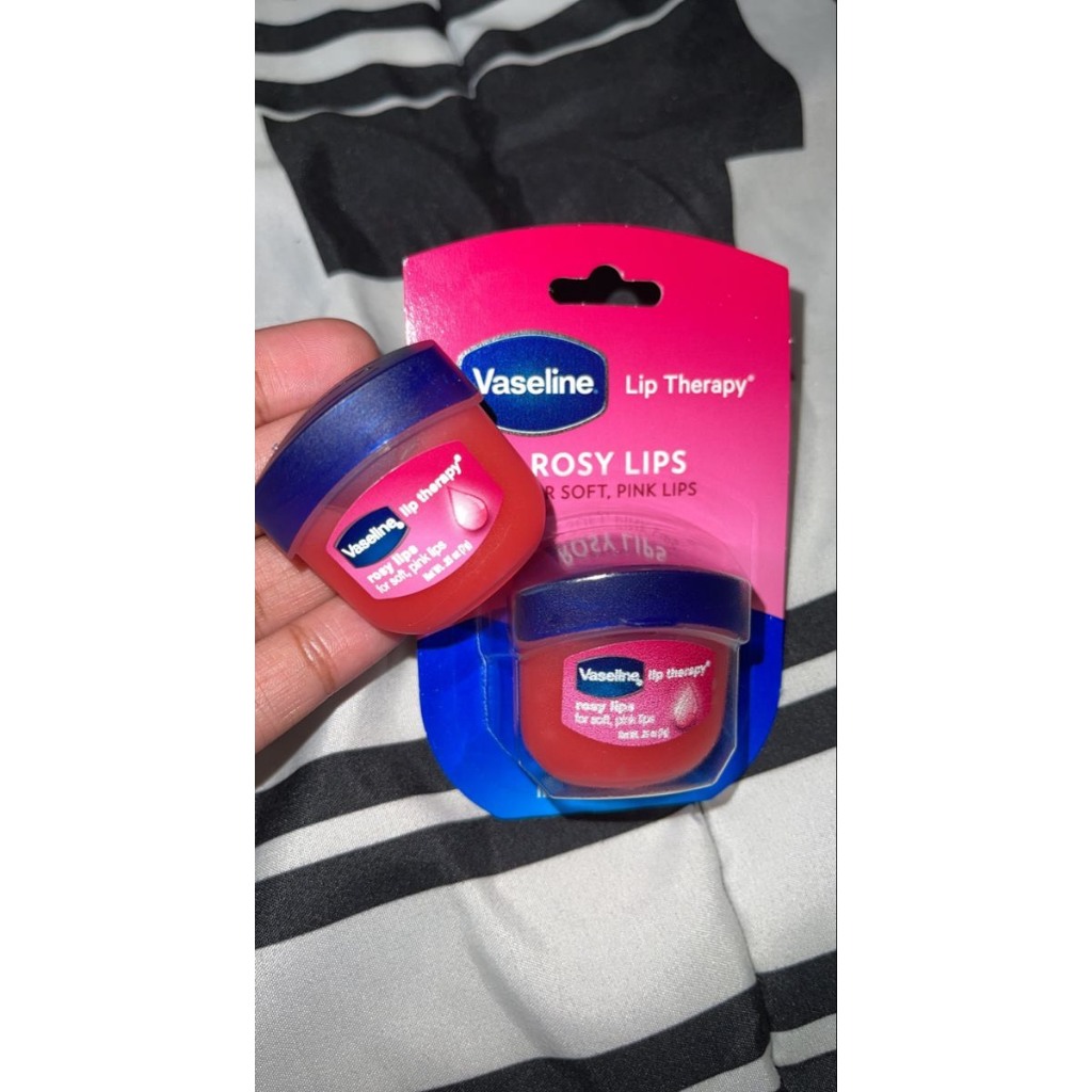 Son Dưỡng Môi Vaseline Lip Therapy Rosy Original Lip 7g dưỡng môi ngày và đêm, giảm nứt nẻ và khô môi