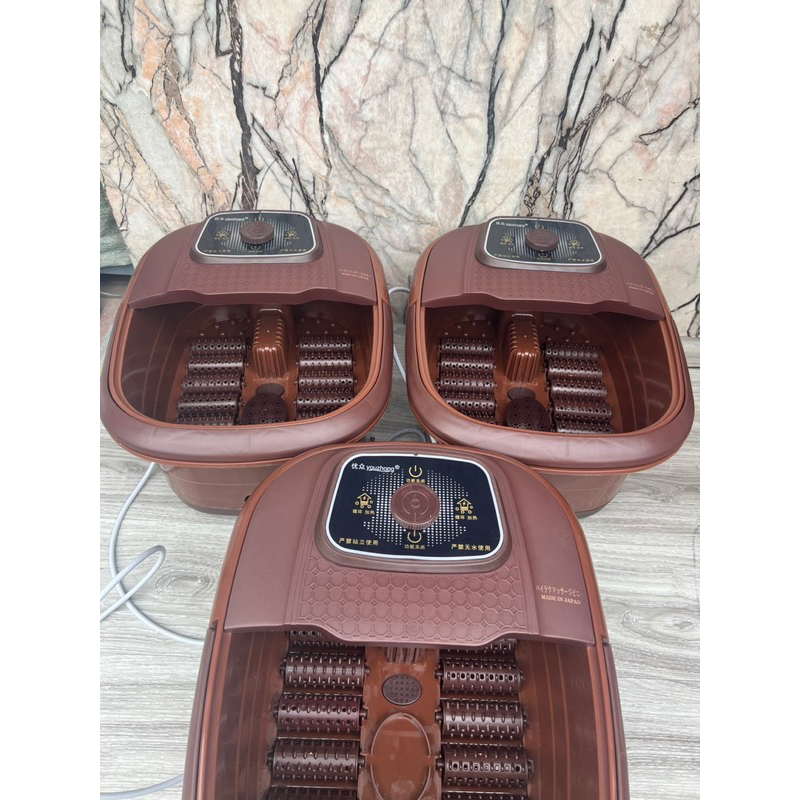 Chậu ngâm chân, bồn ngâm chân mát xa hàng nhật bãi mới 80%(made in japan