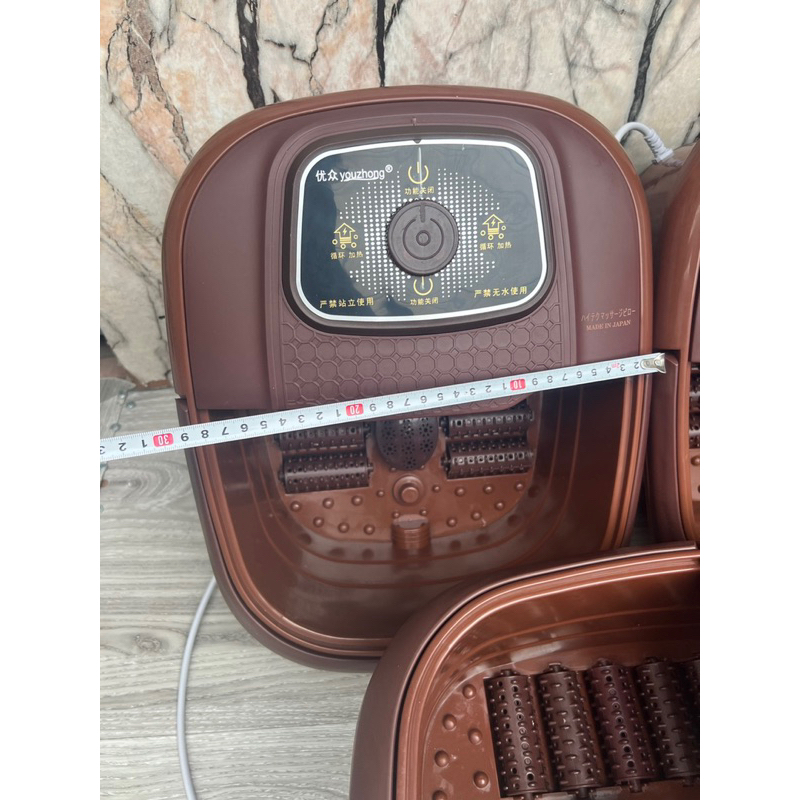 Chậu ngâm chân, bồn ngâm chân mát xa hàng nhật bãi mới 80%(made in japan