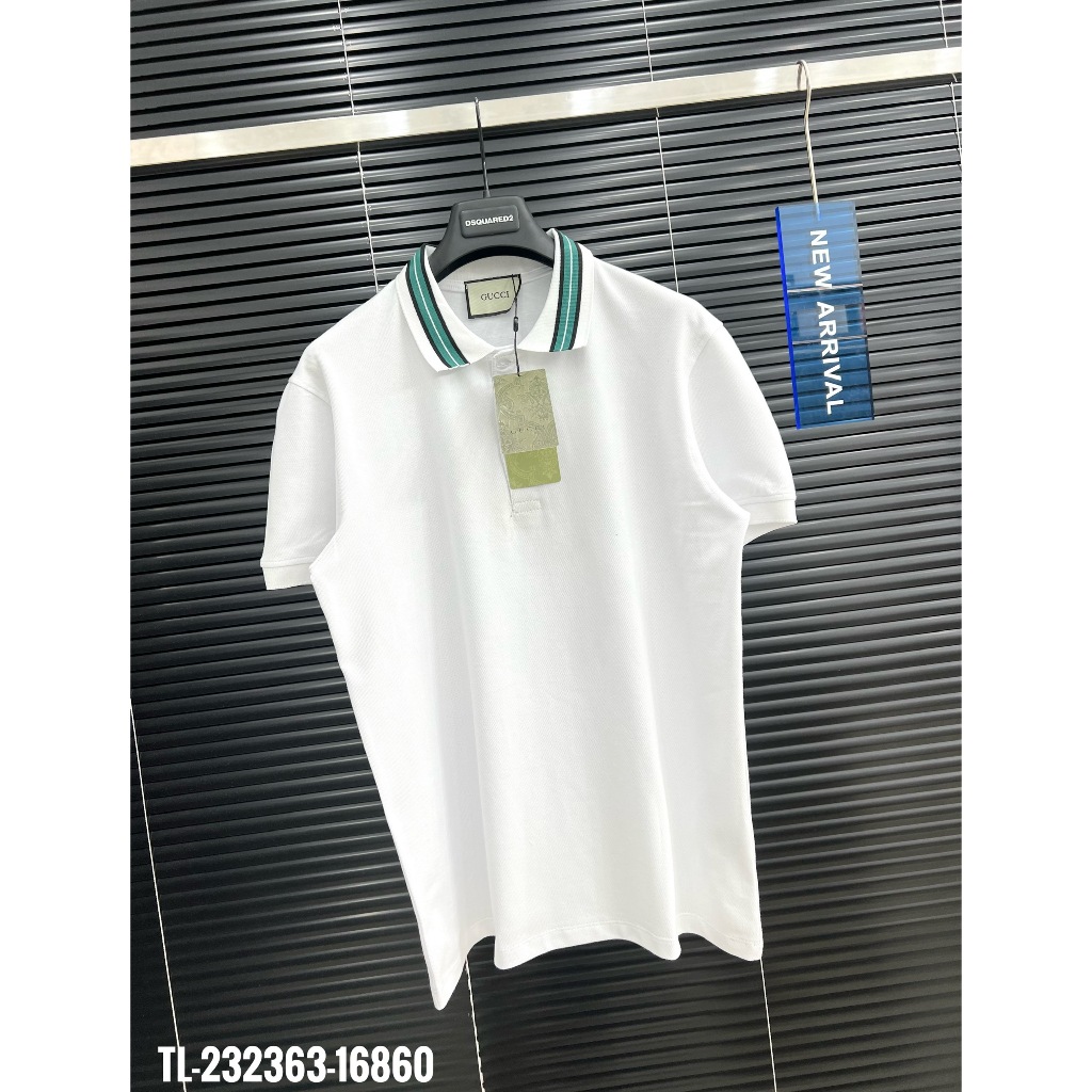 ✴️HOT✴️Áo polo Gucci trơn phối cổ thiết kế hot trend Nam nữ New 2023