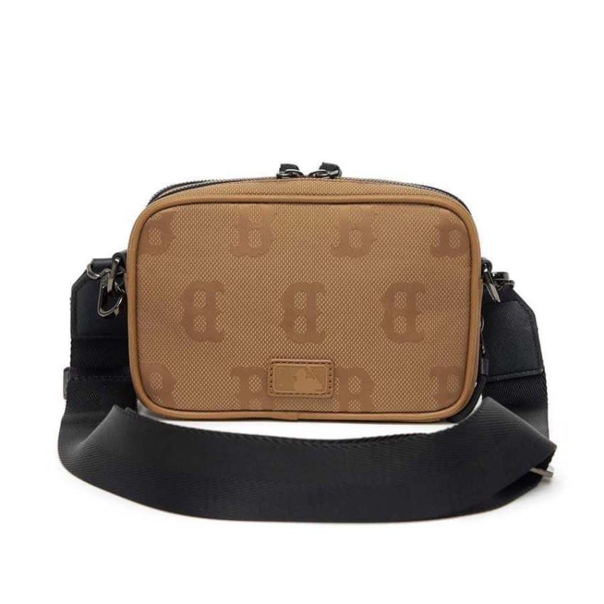 Túi Đeo Chéo MLB Nam Nữ Cao Cấp , Túi NY MLB Vải Polyester Canvas Chống Thấm Nước , 2 Ngăn Logo Thêu _ AZON 07