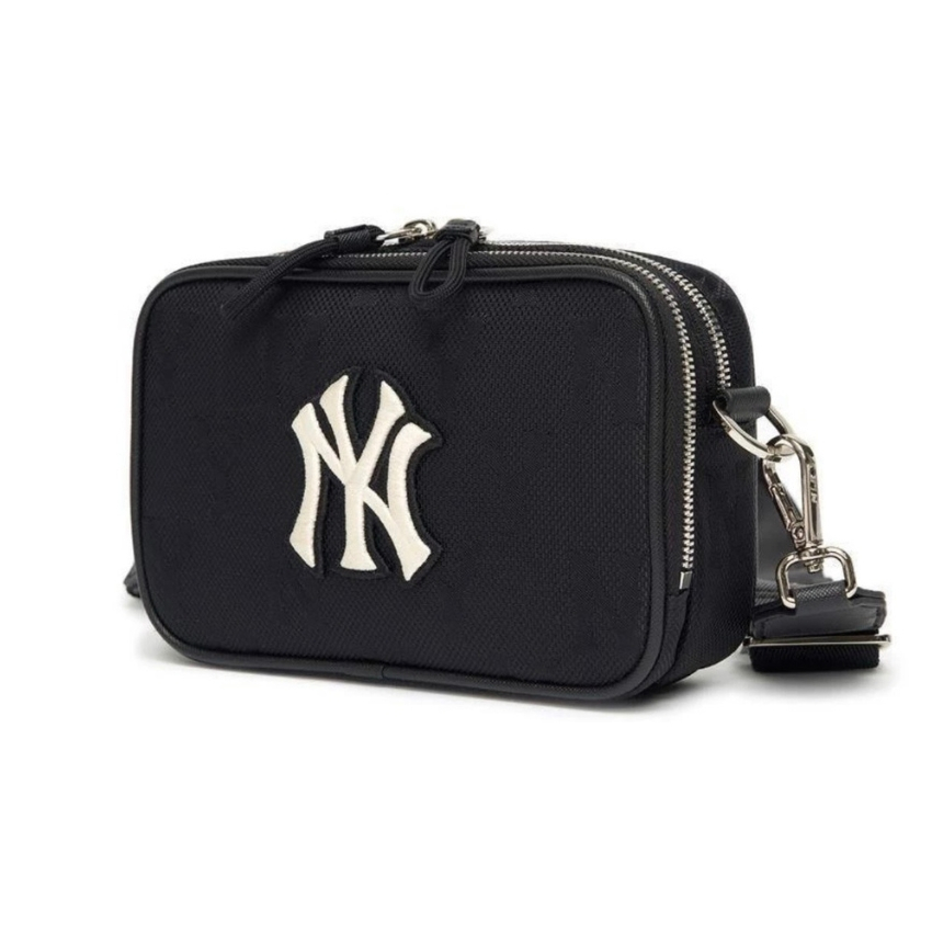 Túi Đeo Chéo MLB Nam Nữ Cao Cấp , Túi NY MLB Vải Polyester Canvas Chống Thấm Nước , 2 Ngăn Logo Thêu _ AZON 07