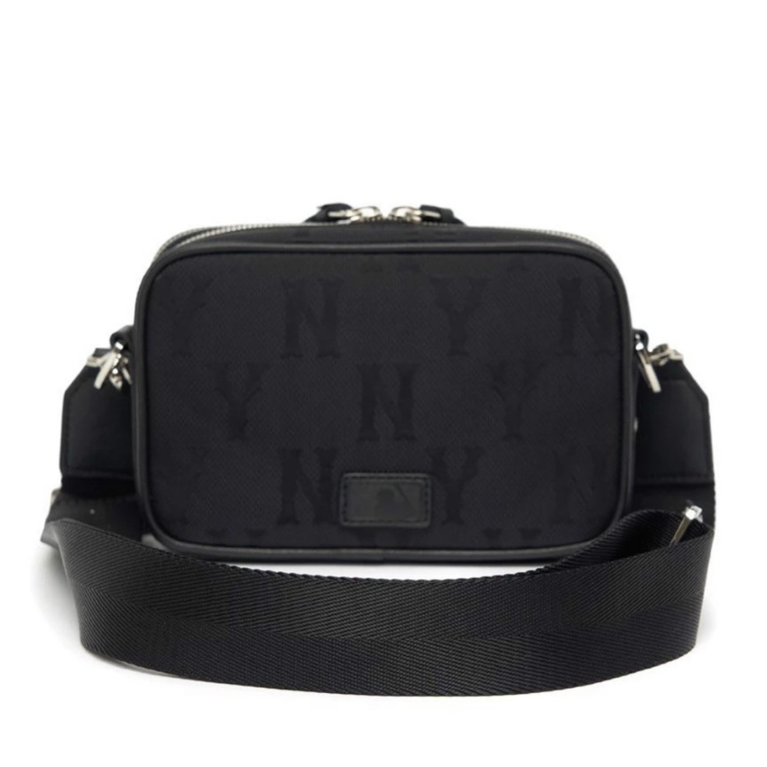 Túi Đeo Chéo MLB Nam Nữ Cao Cấp , Túi NY MLB Vải Polyester Canvas Chống Thấm Nước , 2 Ngăn Logo Thêu _ AZON 07