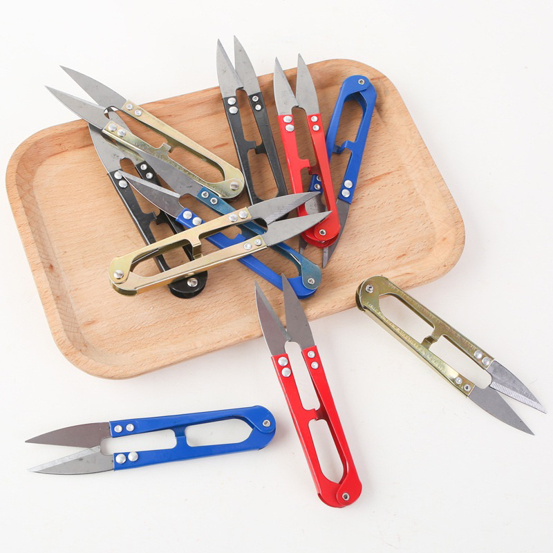 Kéo cắt chỉ bấm vải thừa cắt giấy màu sắc ngẫu nhiên