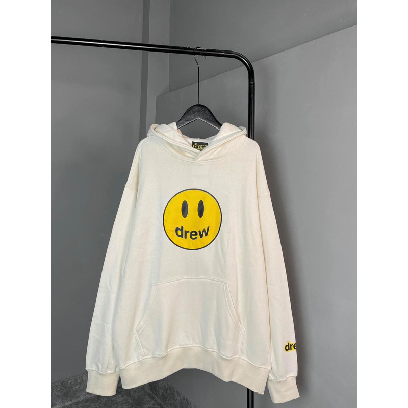 Hoodie D.rew Mặt Cười Nỉ Bông Dày Dặn Đủ Tag