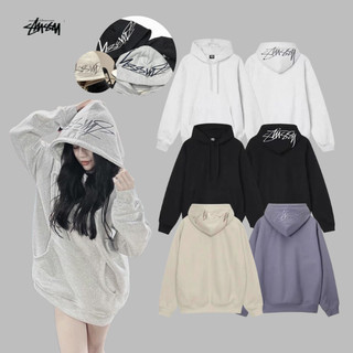 Áo hoodie Stussy mũ thêu form rộng mẫu mới chất nỉ bông cao cấp áo khoác stussy form rộng nam nữ unisex đầy đủ tem mác