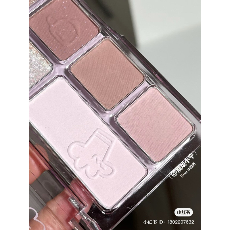 Bảng Phấn Mắt Đa Năng 8 Ô SHEDELLA Cute Charm Coffee