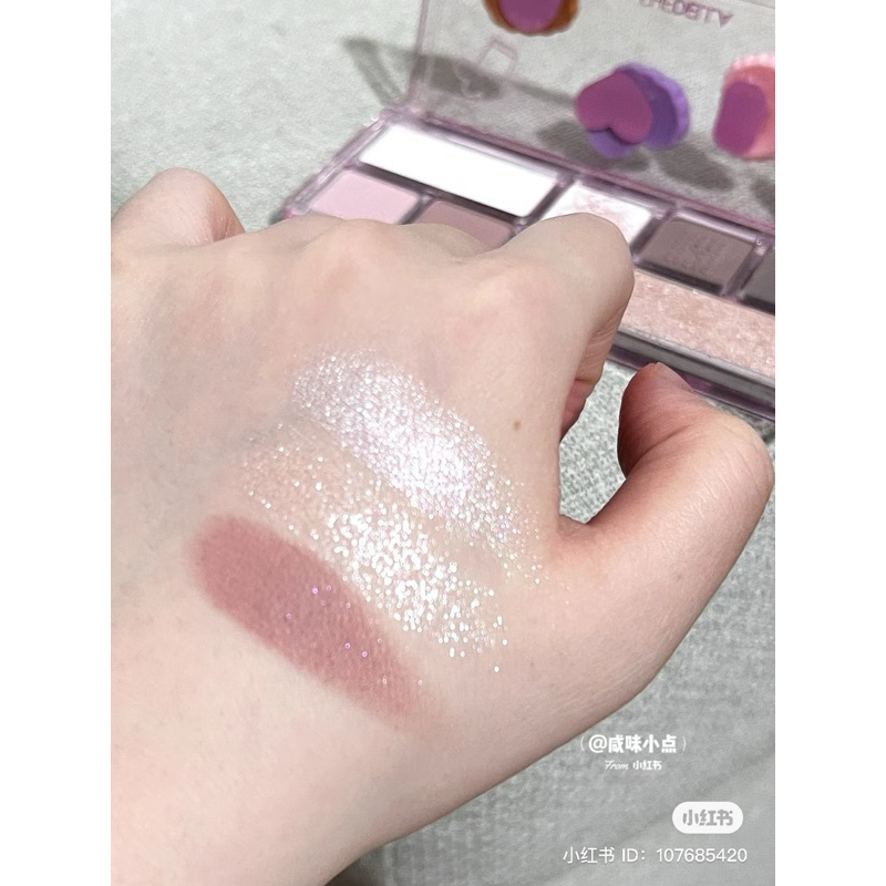 Bảng Phấn Mắt Đa Năng 8 Ô SHEDELLA Cute Charm Coffee