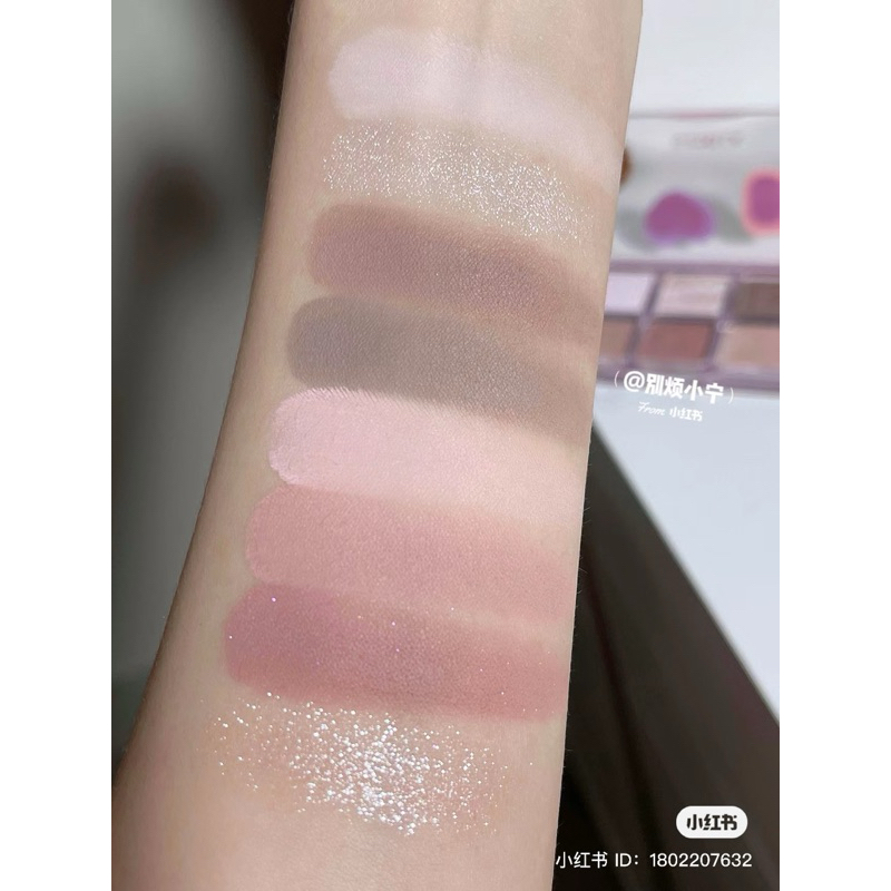 Bảng Phấn Mắt Đa Năng 8 Ô SHEDELLA Cute Charm Coffee