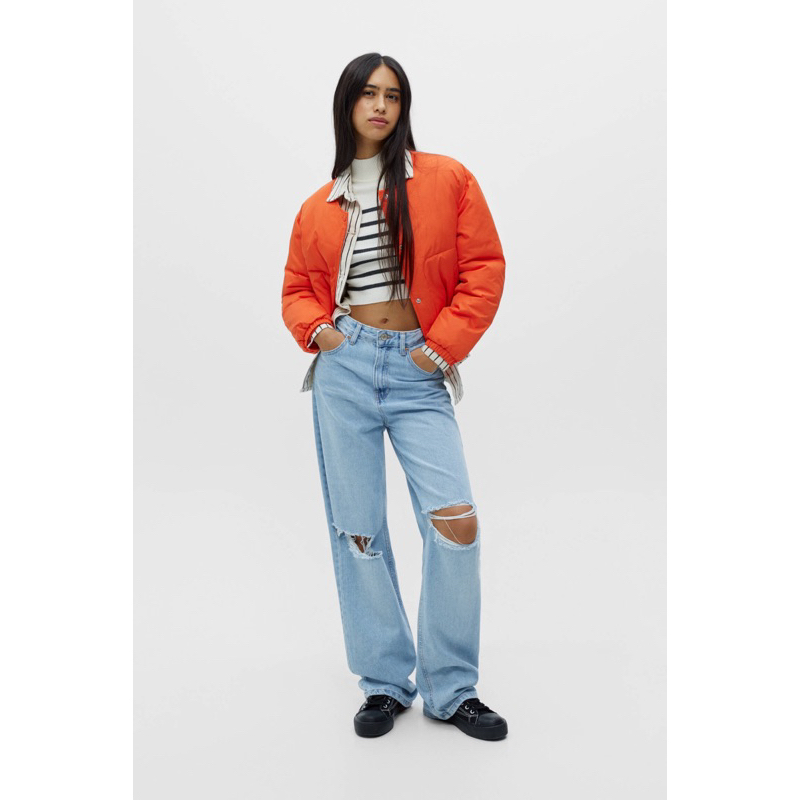 Aó phao siêu nhẹ Pull bear dư xịn