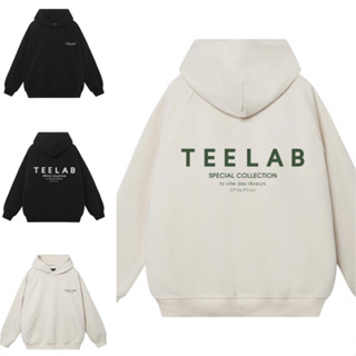 Áo Hoodie không khóa Local Brand Unisex Teelab Premium Basic, Áo Nỉ  Hoodie bông dầy dặn from rộng nam nữ