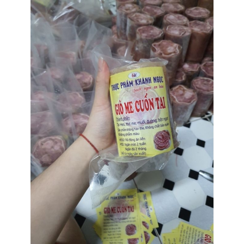 Giò bê  cuốn tai 500GR ❤ CHỈ SHIP HỎA TỐC HÀ NỘI ❤ chuẩn giò me Nghệ An kết hợp tai heo. chất lượng đảm bảo