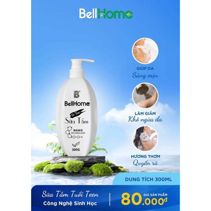 Sữa tắm tuổi teen sinh học BELL HOME
