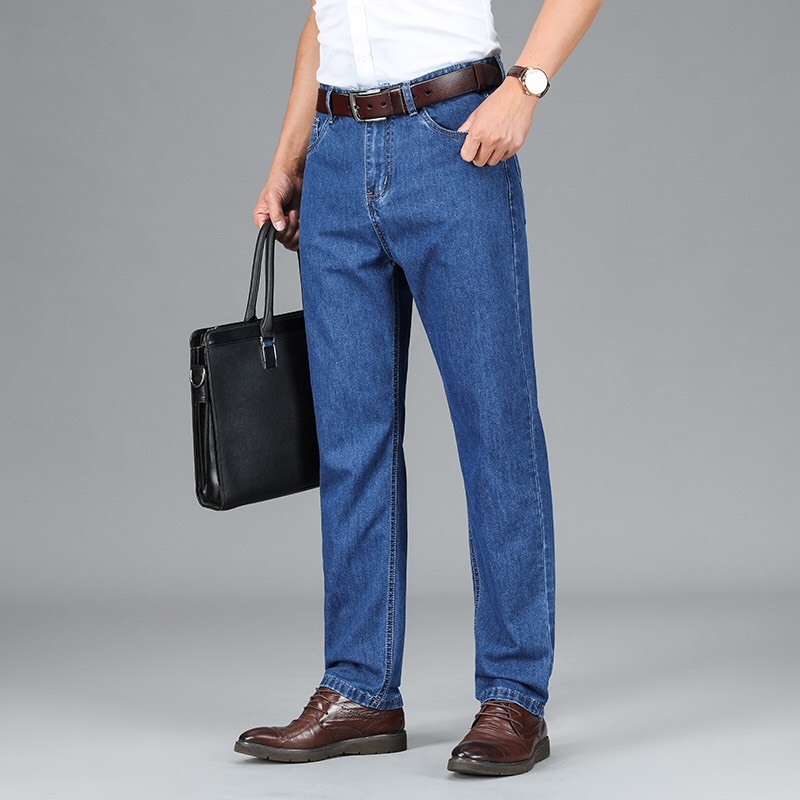 Quần jean nam ống suông,quần bò nam ống đứng cao cấp 3 màu: xanh đen,xanh đậm,xanh sáng