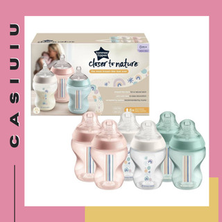 Tách set bình sữa Tommee Tippee 260ml kèm núm Âu