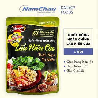 Nước dùng hoàn chỉnh lẩu riêu cua Barona gói 230g [HN giao hàng hỏa tốc]