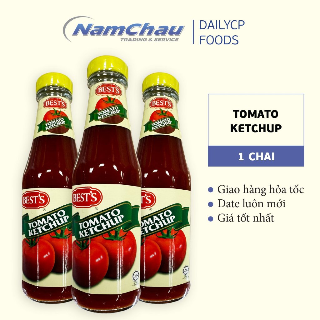 Tương cà chua | Tomato Ketchup Best's 330g [HN giao hàng hỏa tốc]