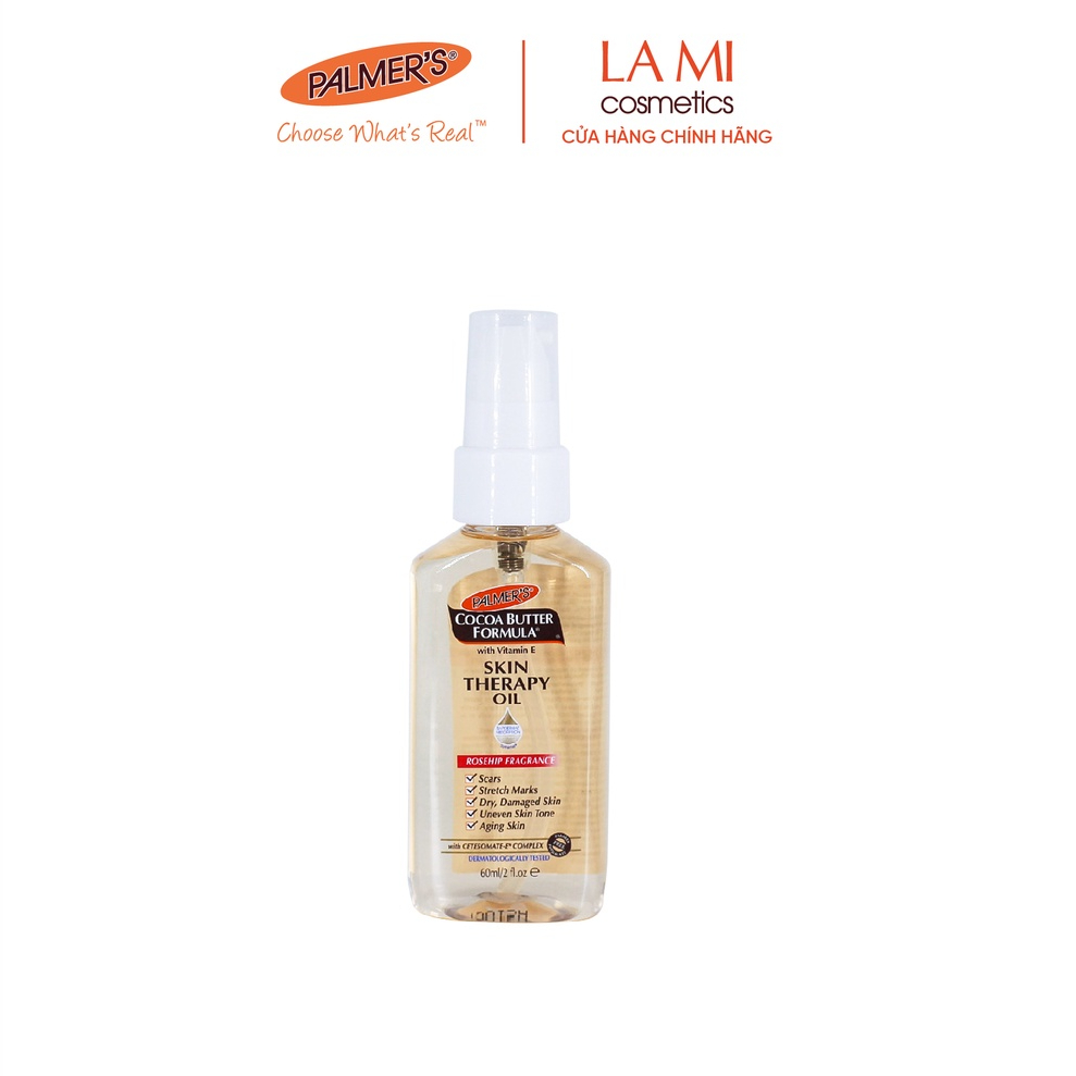 Bộ sản phẩm ngăn ngừa và làm giảm rạn da chuyên nghiệp Palmer's  (Lotion, Kem, Bơ Đậm Đặc, Dầu massage toàn thân 60ml)