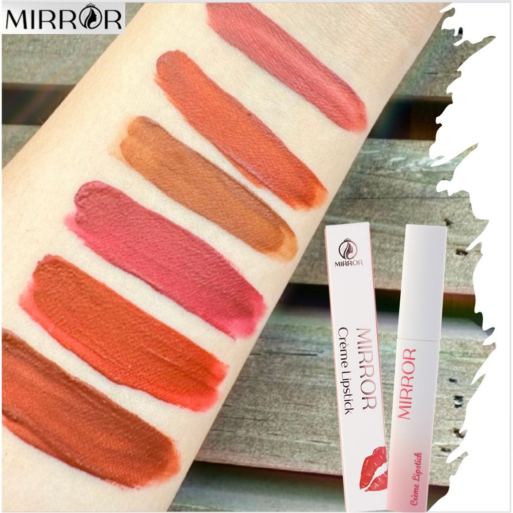 Son kem lì MIRROR Crème Lipstick 2g  - Son môi chính hãng mềm mịn, không chì, nhiều dưỡng, lâu trôi-Valentine