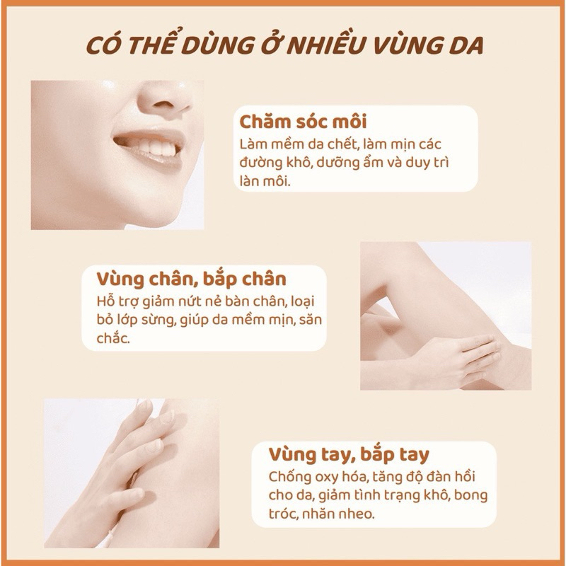 Kem Ngăn Ngừa Chống Nứt Nẻ Gót Chân Giúp Mềm Mịn Da Heyxi