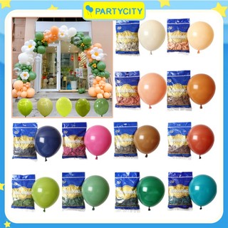 Set 50 Bóng Bay Cao Su Màu Lì retro Tông Xuân ,Bóng Bay Trang Trí Sinh Nhật Sự Kiện Đẹp Sang