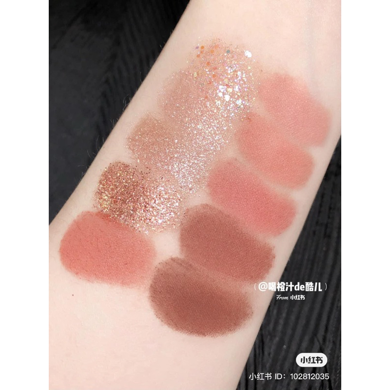 Bảng Phấn Mắt 10 Màu Siêu Lấp Lánh Romand Better Than Eye Palette