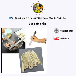 Set 10 Que tre / inox nhồi nhân há cảo , xíu mại...