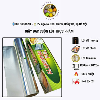 Giấy bạc loại dầy - Cuộn 120 mét x 30 cm ( hàng nội địa chất dầy )