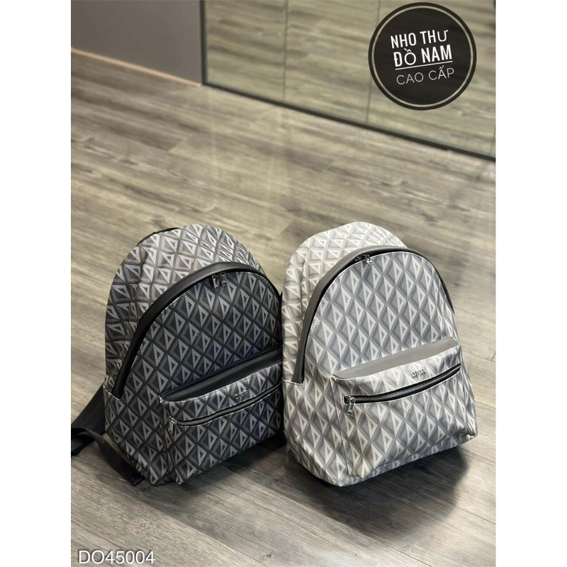 Balo to, balo đi học hoạ tiết hoa xanh nền đen cho cả nam và nữ