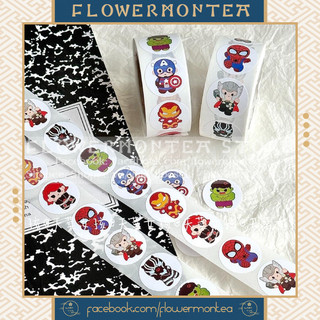 Set 90 Sticker Tròn - Siêu Anh Hùng Marvel