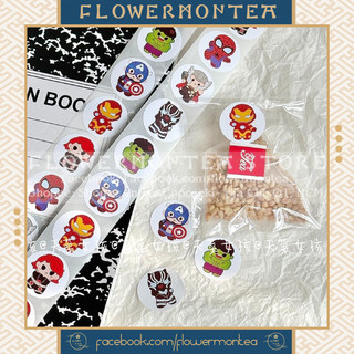 Set 90 Sticker Tròn - Siêu Anh Hùng Marvel