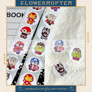 Set 90 Sticker Tròn - Siêu Anh Hùng Marvel