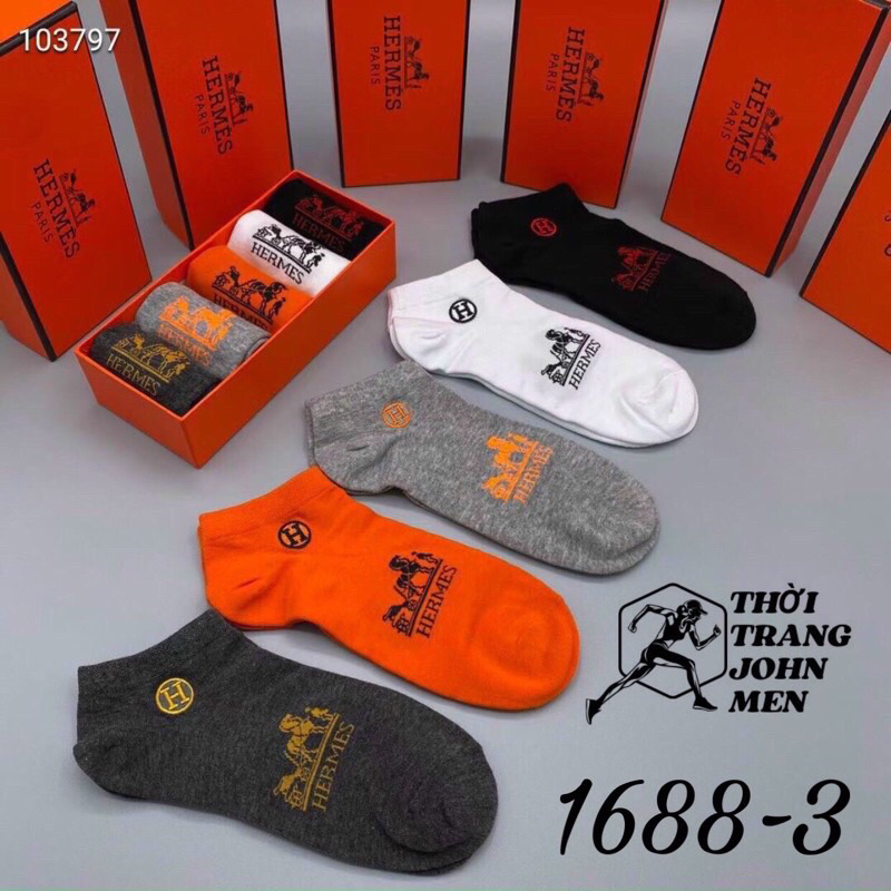 COMBO 5 ĐÔI TẤT VỚ NGẮN CỔ NAM NỮ CAO CẤP, VẢI COTTON CO DÃN THOÁNG KHÍ 100% THẤM HÚT KHỬ MÙI MỒ HÔI CHÂN SOCKADS1688-55