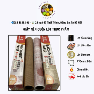 Giấy nến in họa tiết cuộn 30cm x 8m