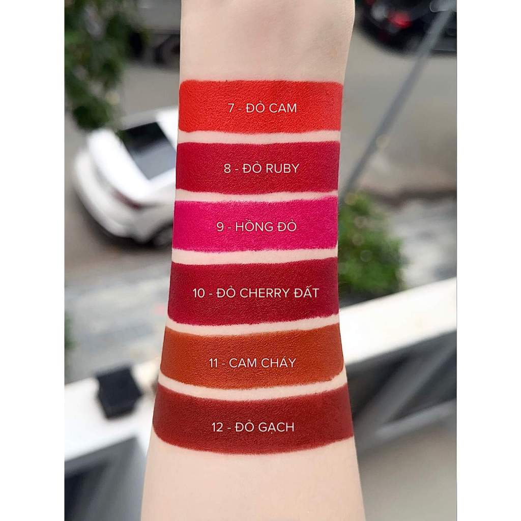 Son Thỏi sáp ANGELUX nhung lì, lâu trôi, 12 màu hottrend