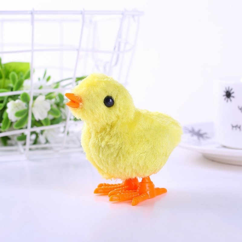 Đồ chơi gà con vặn cót 🍀FREESHIP🍀 Gà nhảy dây cót vui nhộn