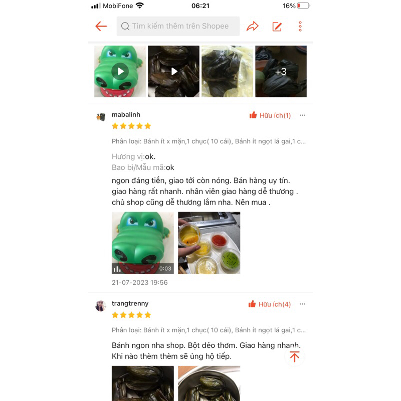 10 cái Bánh ít lá gai ngọt/bánh ít mặn