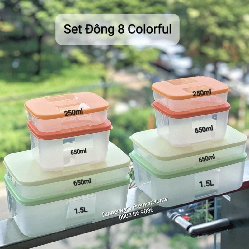 Tupperware - Set 2 bát modular bowl 1l và 1.5l