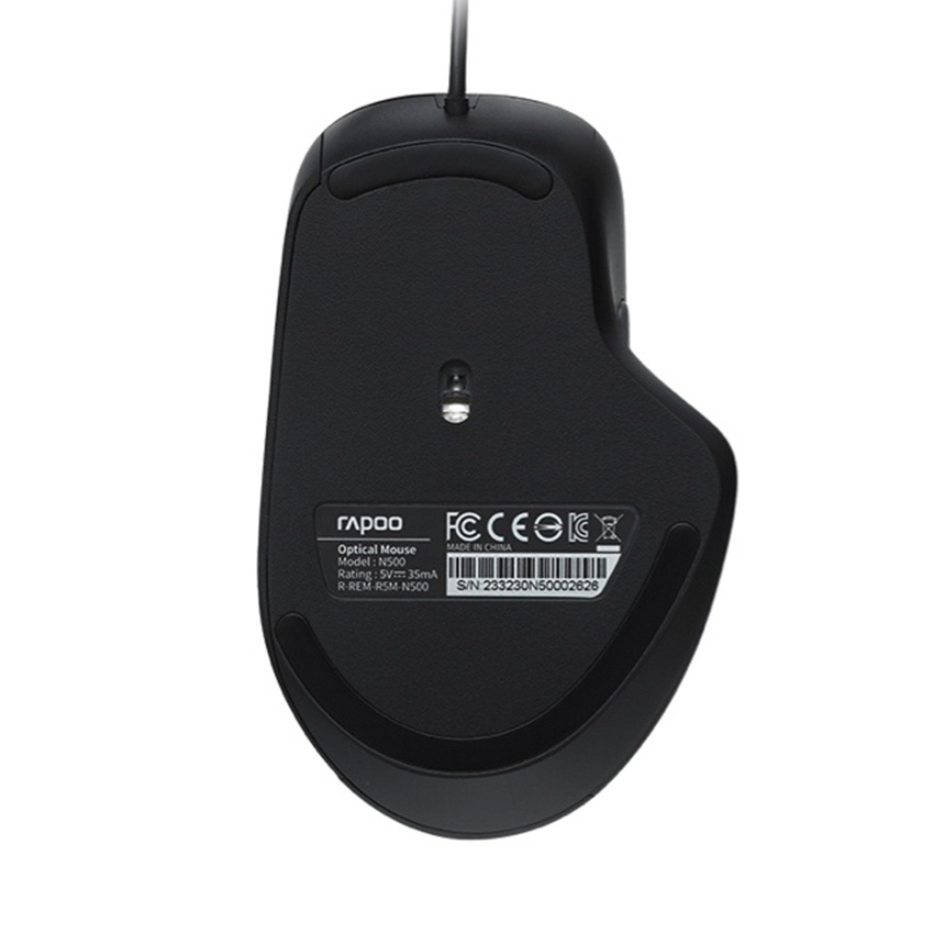 Chuột Gaming có dây Rapoo N500 màu đen 2000 dpi