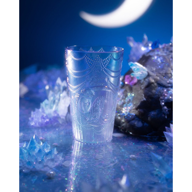 Gương trang điểm cầm tay FLOWER KNOWS - bst Moonlight Mermaid - SwanBallet  v..v..