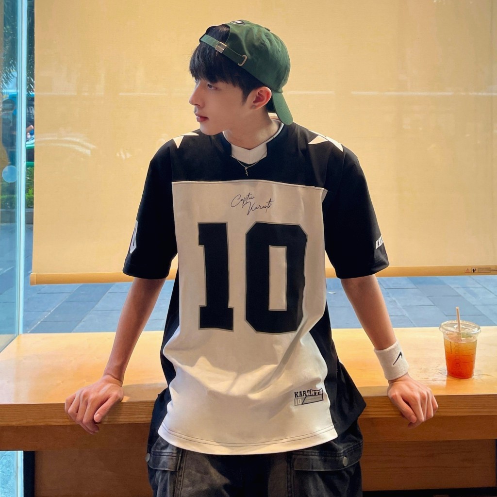 Áo Thun Phối Bóng Đá Karants Local Brand Hot Trend Form Oversize - KR63