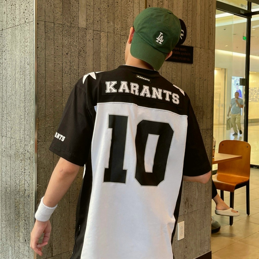 Áo Thun Phối Bóng Đá Karants Local Brand Hot Trend Form Oversize - KR63