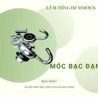 Móc võng, Bạc đạn móc võng xi mạ loại 1 dành cho khung võng xếp các loại