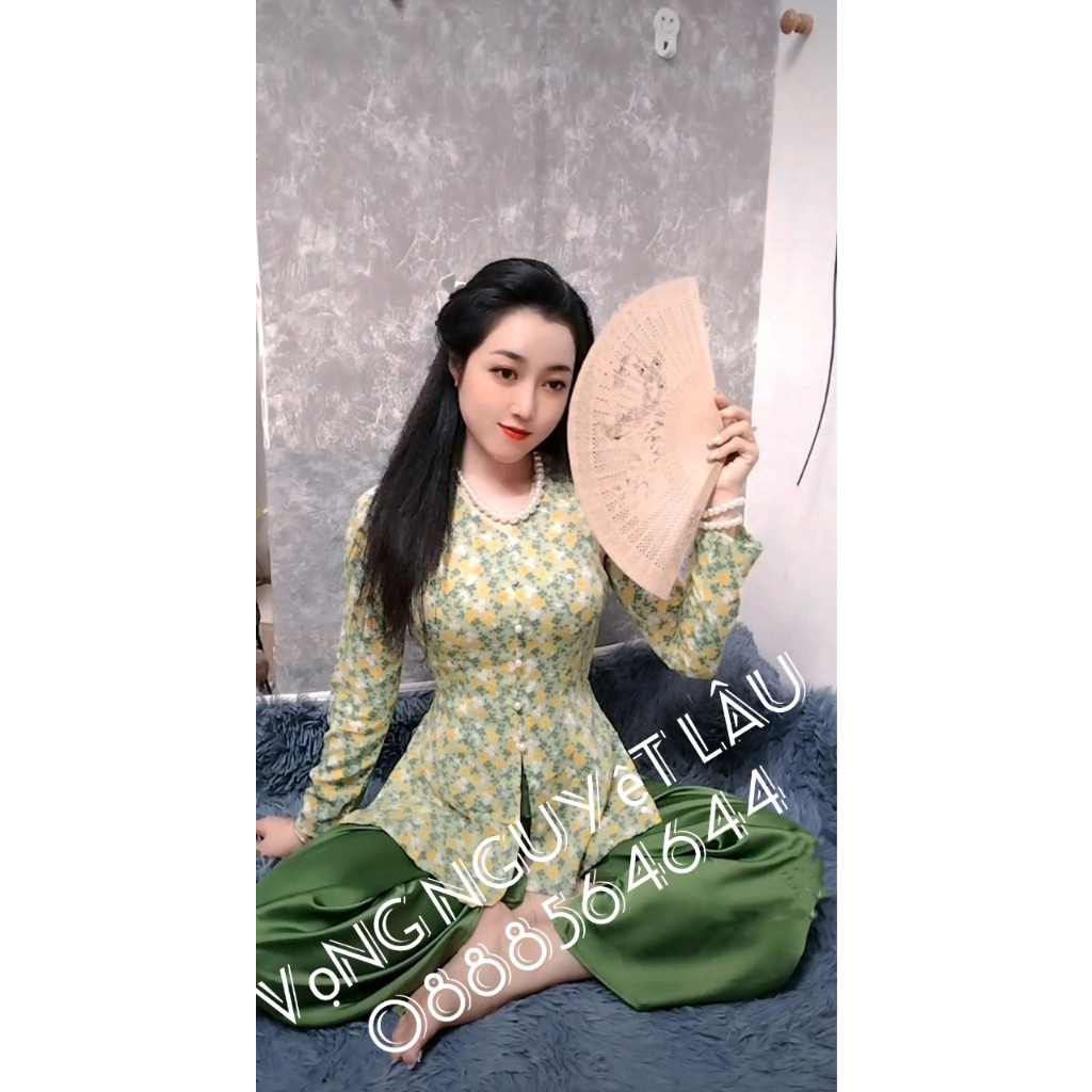 ÁO LẺ BÀ BA LỤA  ÁO LẺ, CỔ TIM