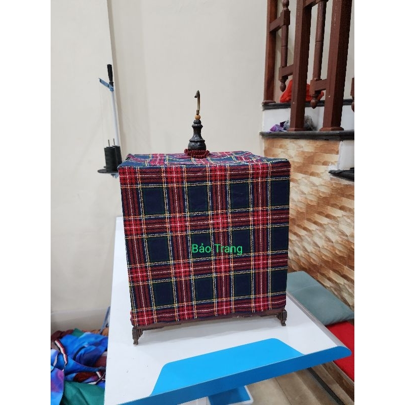 Áo lồng chim vải kẻ cao cấp Bảo Trang.