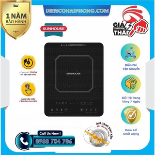 Bếp từ đơn sunhouse shd6802 2000w