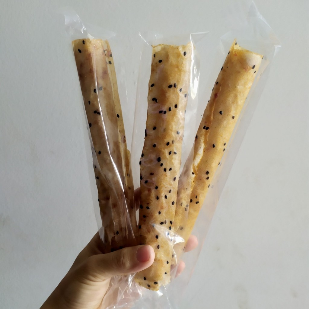 10 gói bánh tráng mắm ruốc chà bông FullTopping Anh Bảy Mập