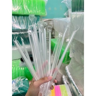 Ống hút phi 5-6-8-12 trắng trong bọc màng từng cái